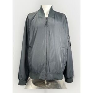 Vince. XL Men's Casual Dark Navy Zip Up Bomber Jacket‎